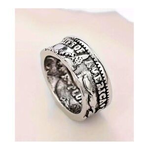 COIN MORGAN UNITE CREATIVE NUMBER LETTER RING